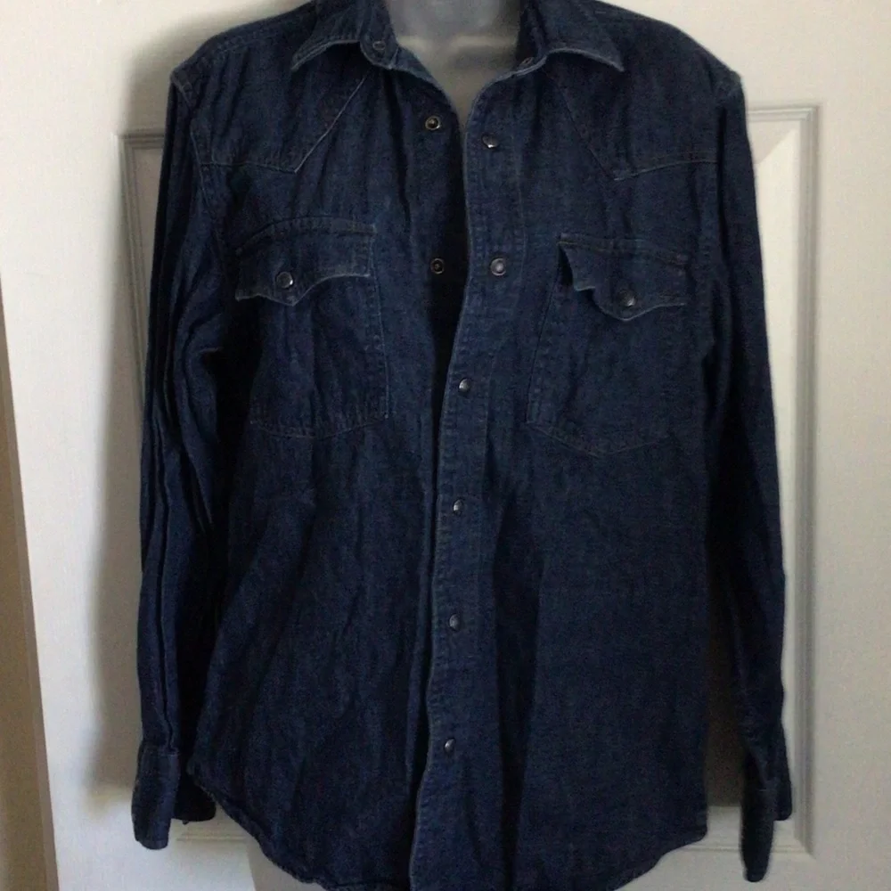 Banana Republic Classic Womens Denim Shirt - Blue